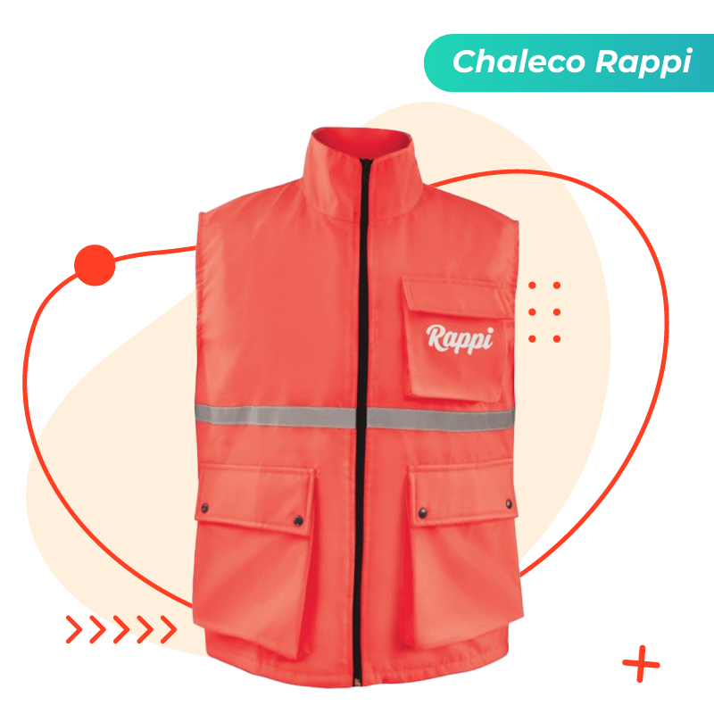 CHALECO Chaleco Rappi